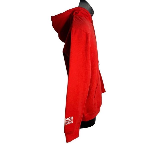 Sneaker Con Osaka Hoodie Sweatshirt M Red Lion Graphic Pullover Japan - Picture 4 of 8